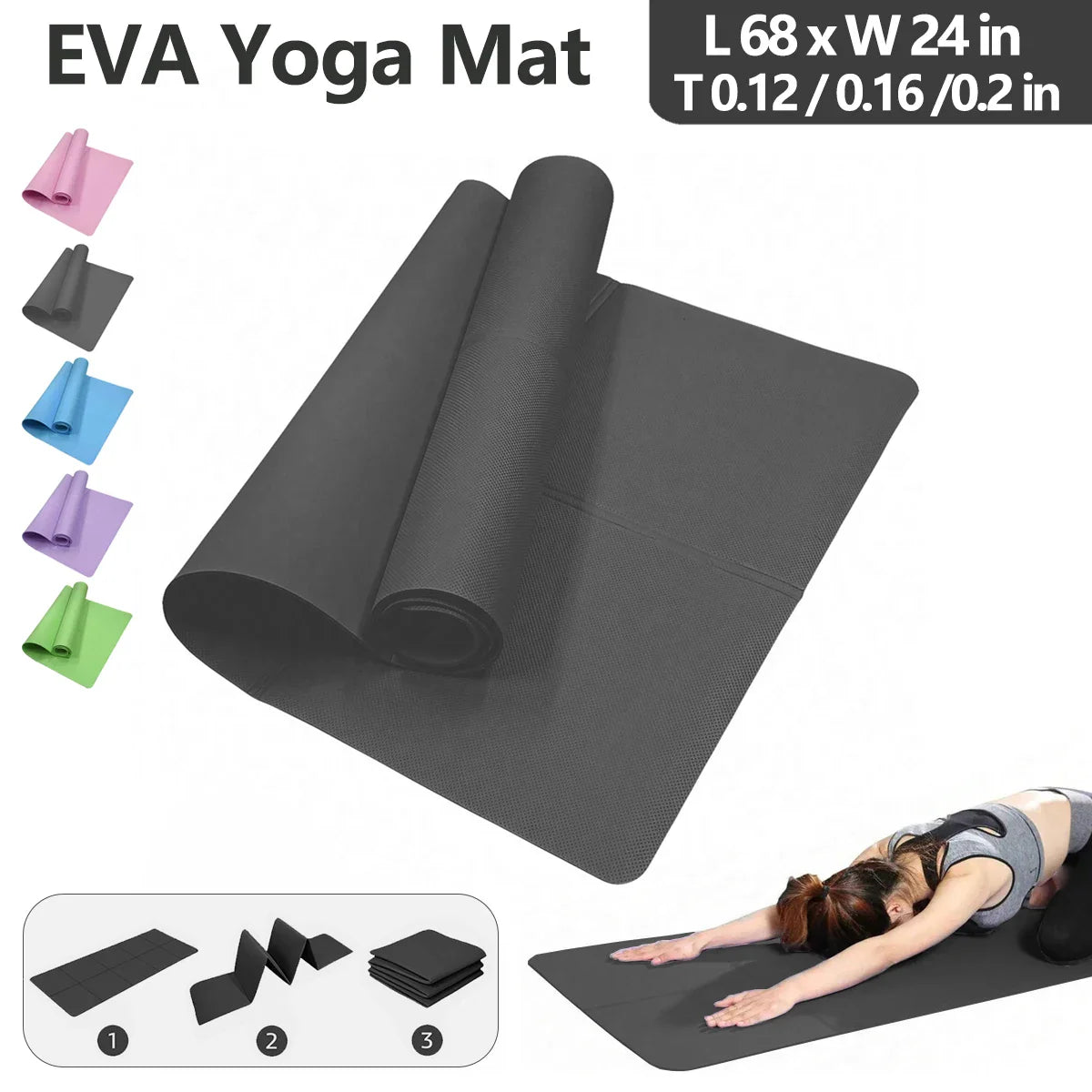Eco-Friendly Foldable Yoga Mat