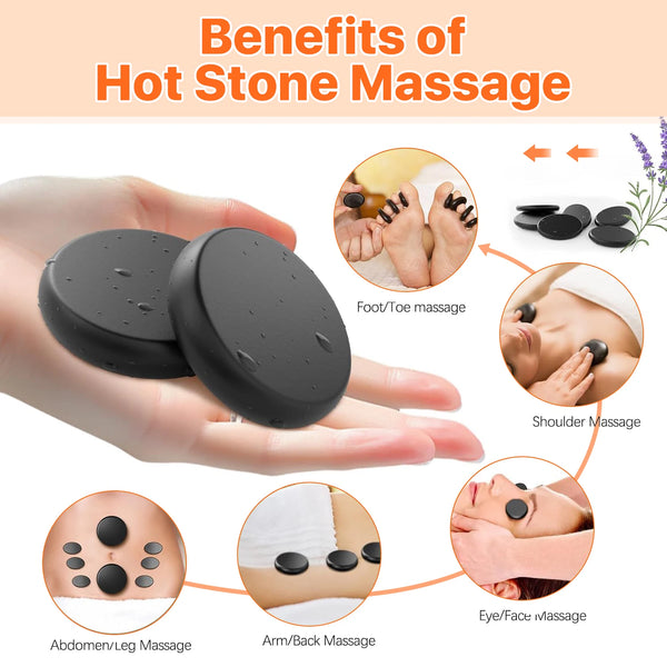 Relaxation Heat Stone Set