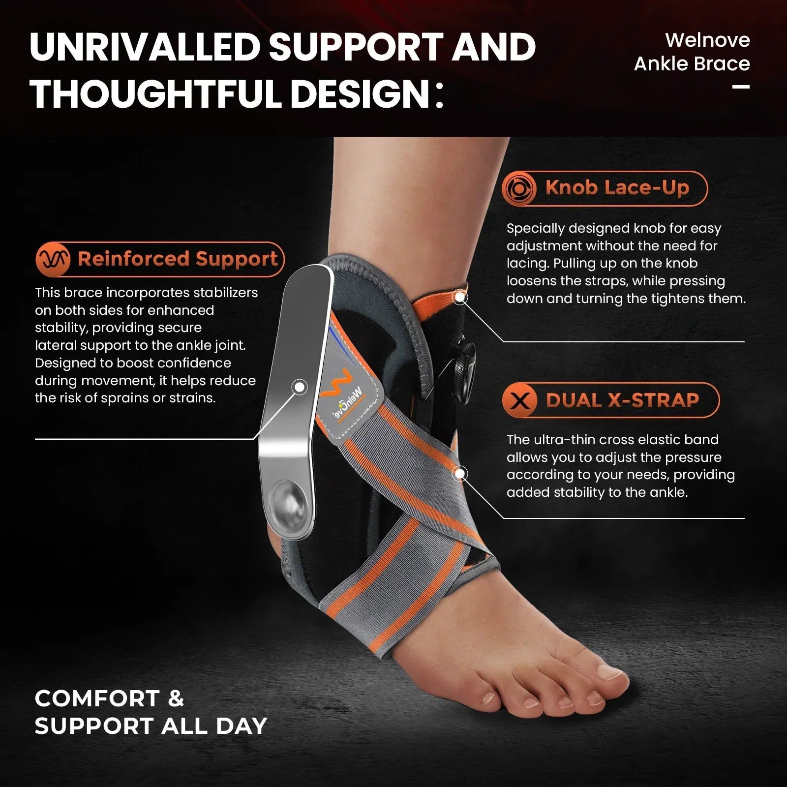Comfort Ankle Support Brace